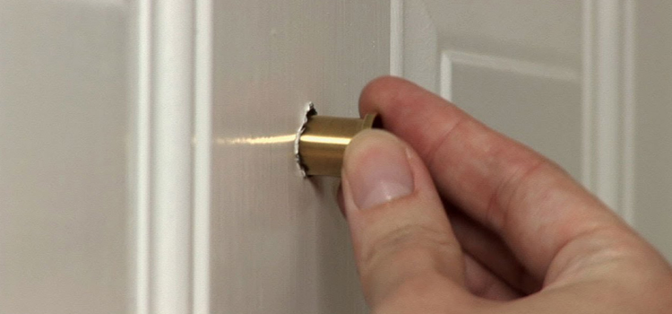 peephole door repair in Piedmont